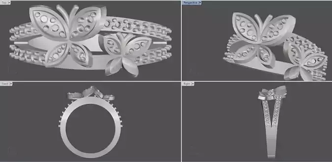 beautiful-butterfly-design-ring butterfly ring with diamonds