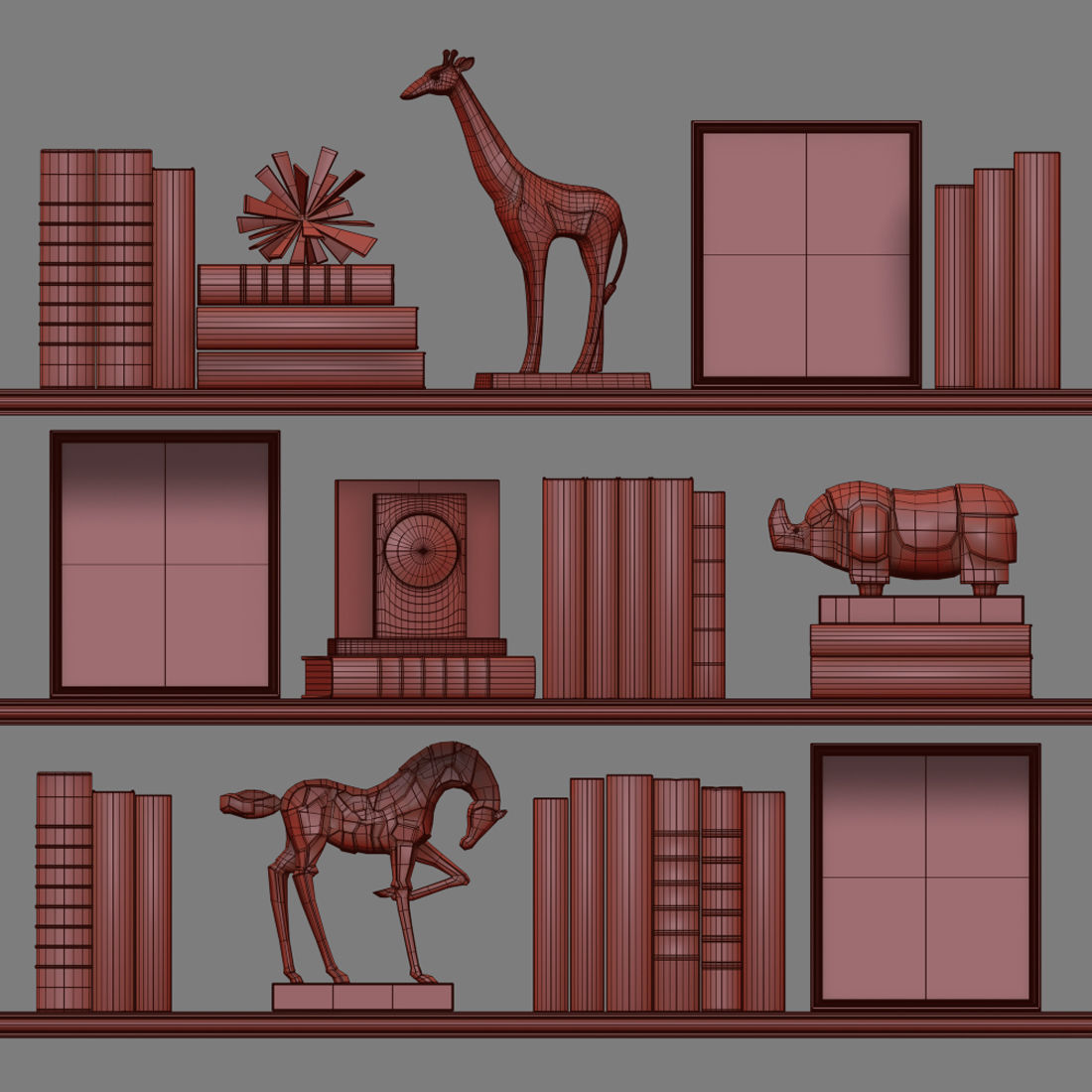 Decor Set 80 3D model_4