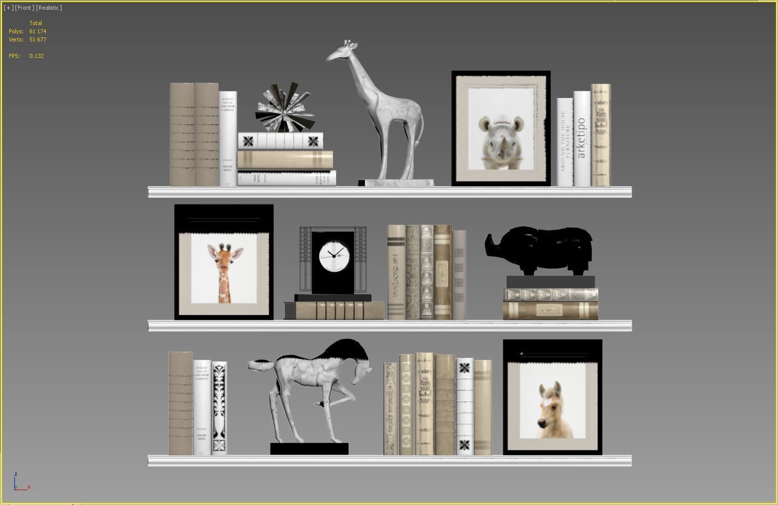 Decor Set 80 3D model_5