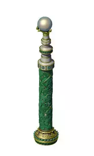 Wonderful fantasy - decorative pillars 02 3D model