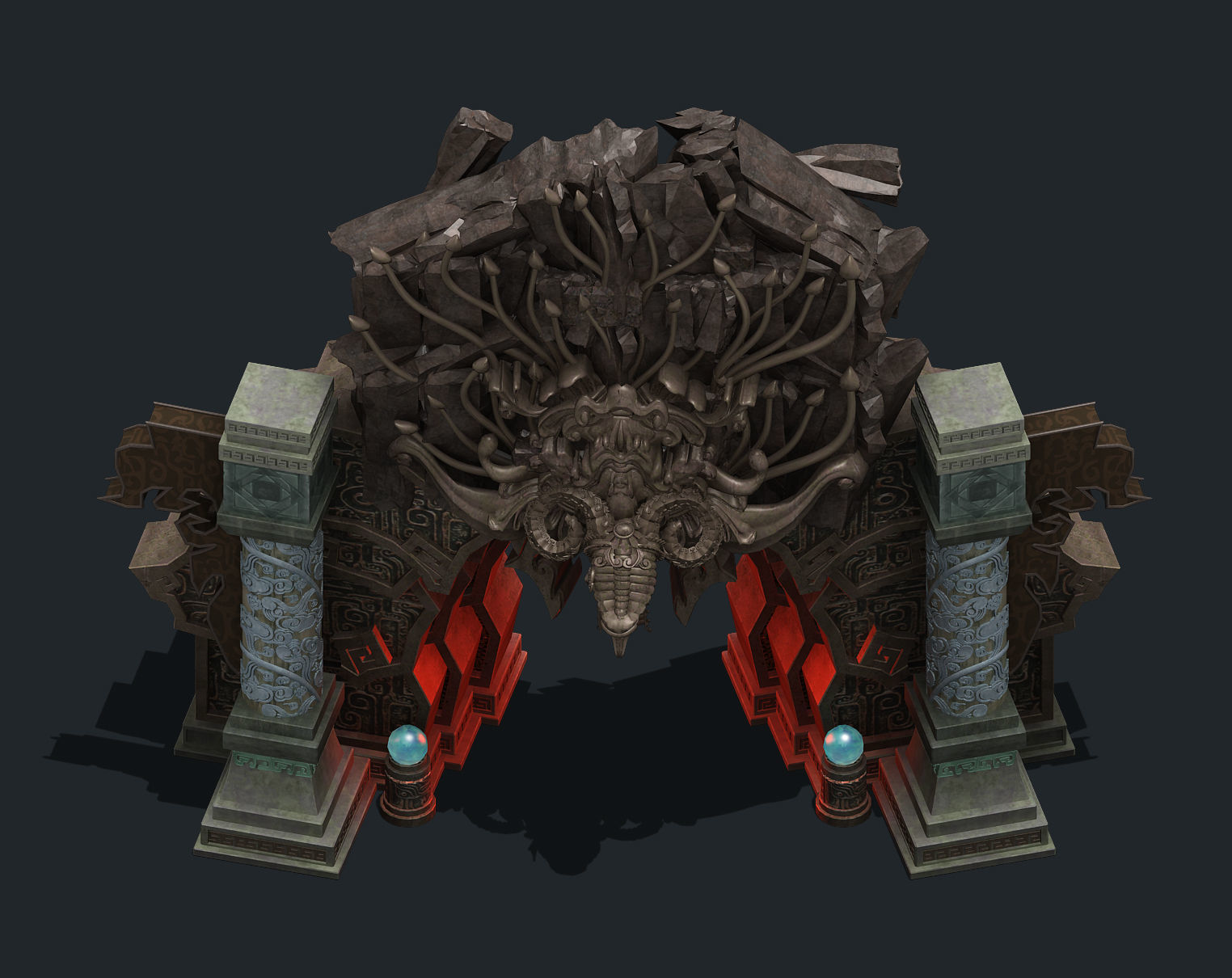 A world - the door 3D model_3