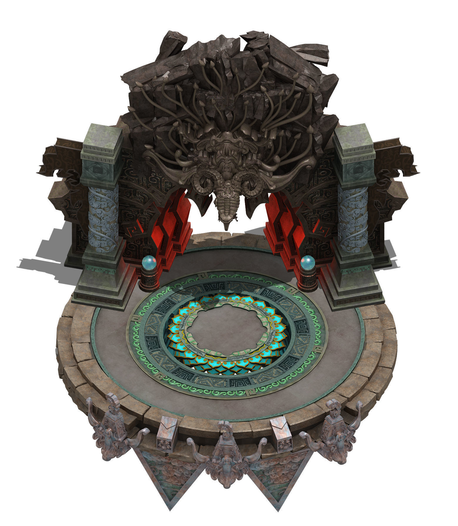 A world - the door 3D model_4