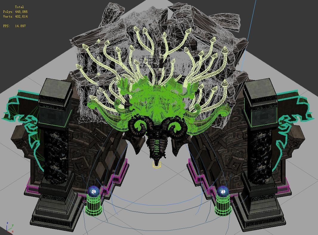 A world - the door 3D model_2