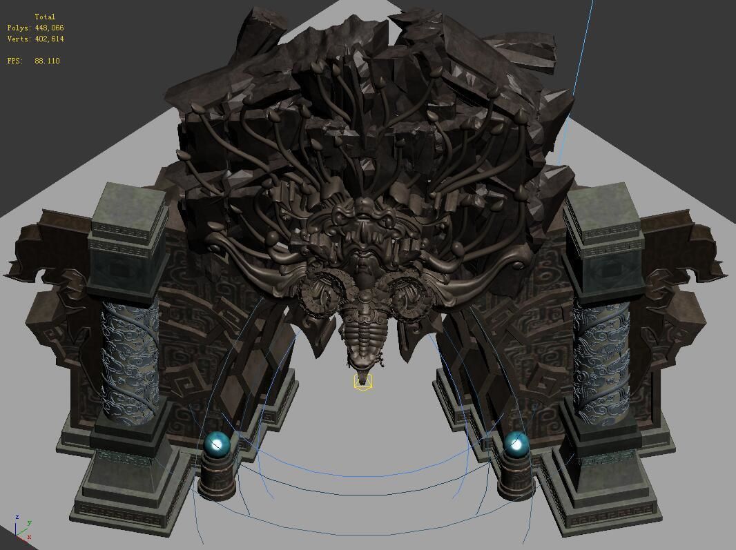 A world - the door 3D model_1