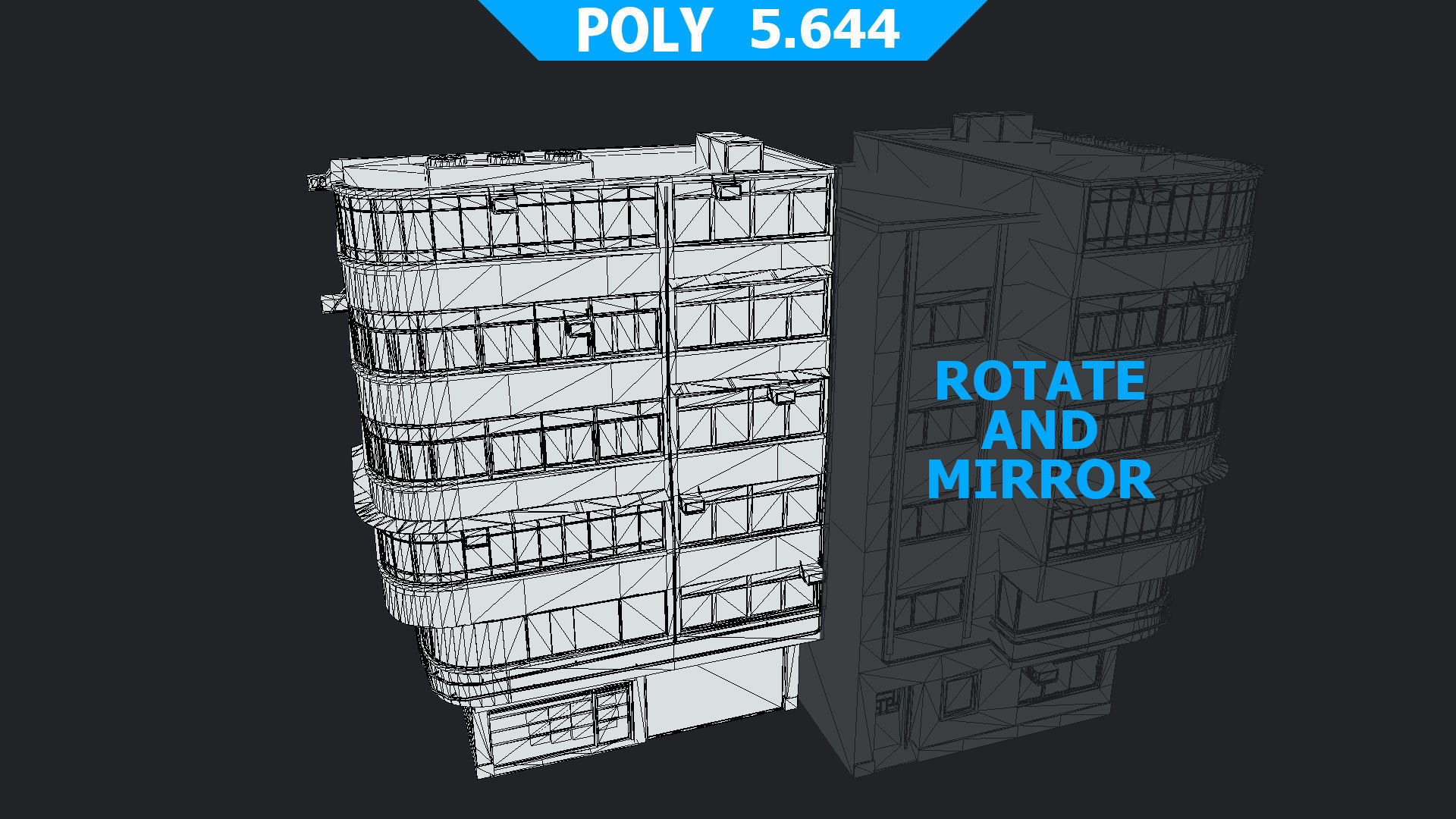 Chinese Building Lok Po Low-poly 3D model_18