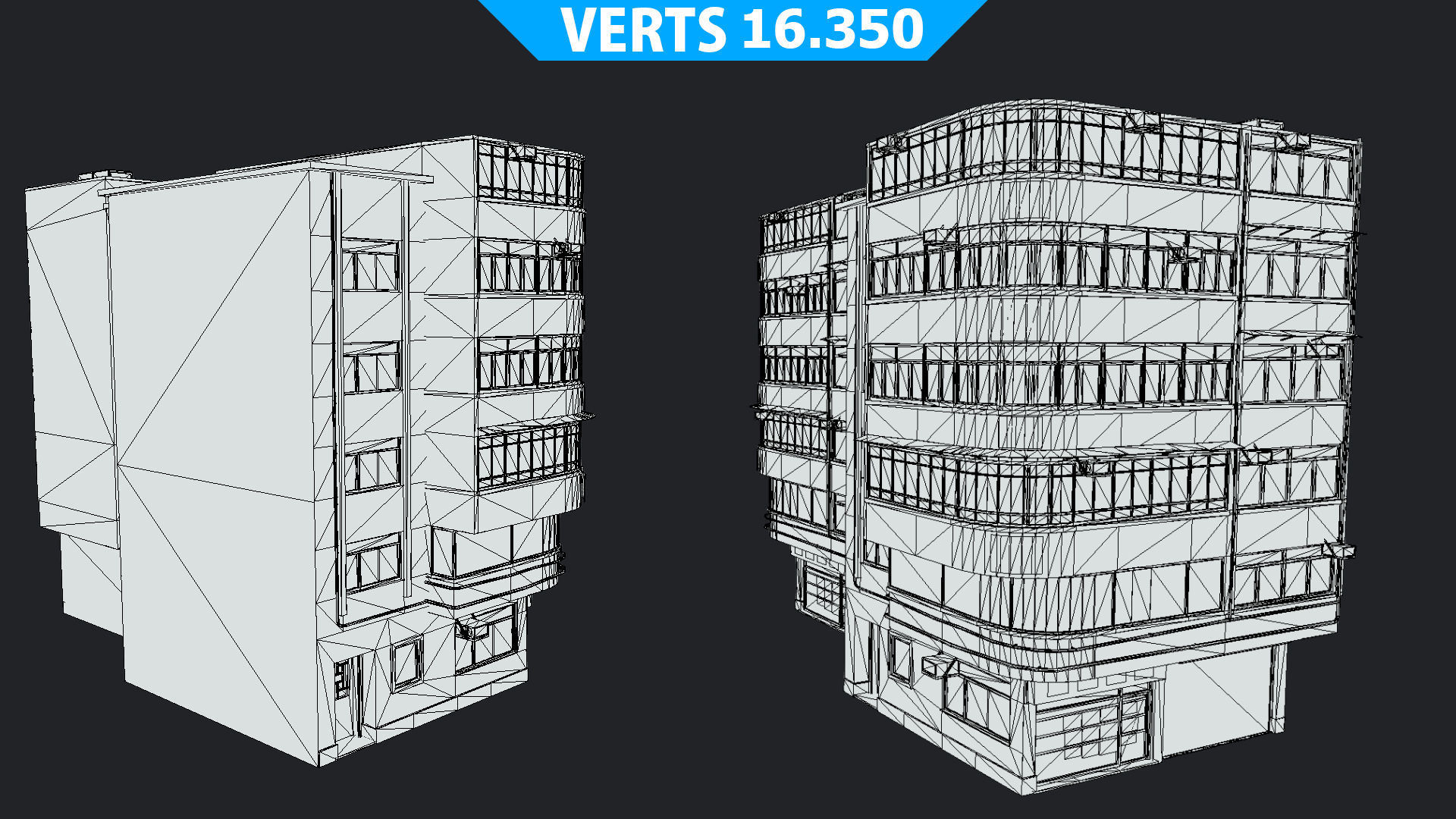 Chinese Building Lok Po Low-poly 3D model_19