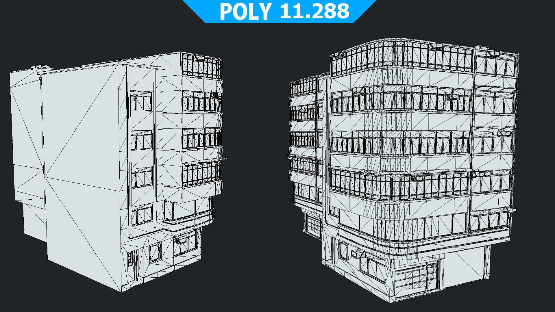 Chinese Building Lok Po Low-poly 3D model_20