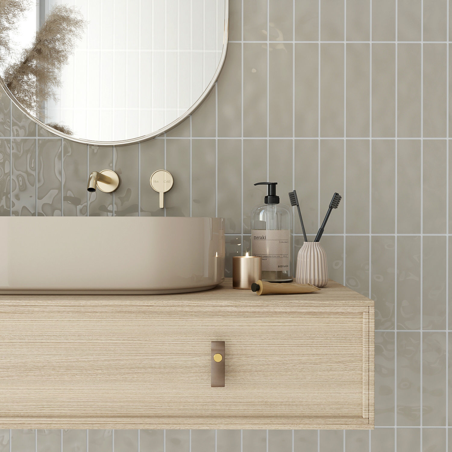 Bath set 01 3D model_3