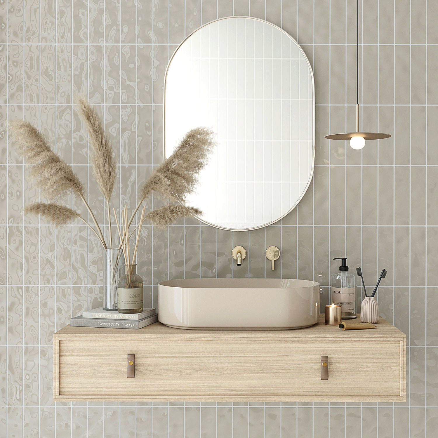 Bath set 01 3D model_2