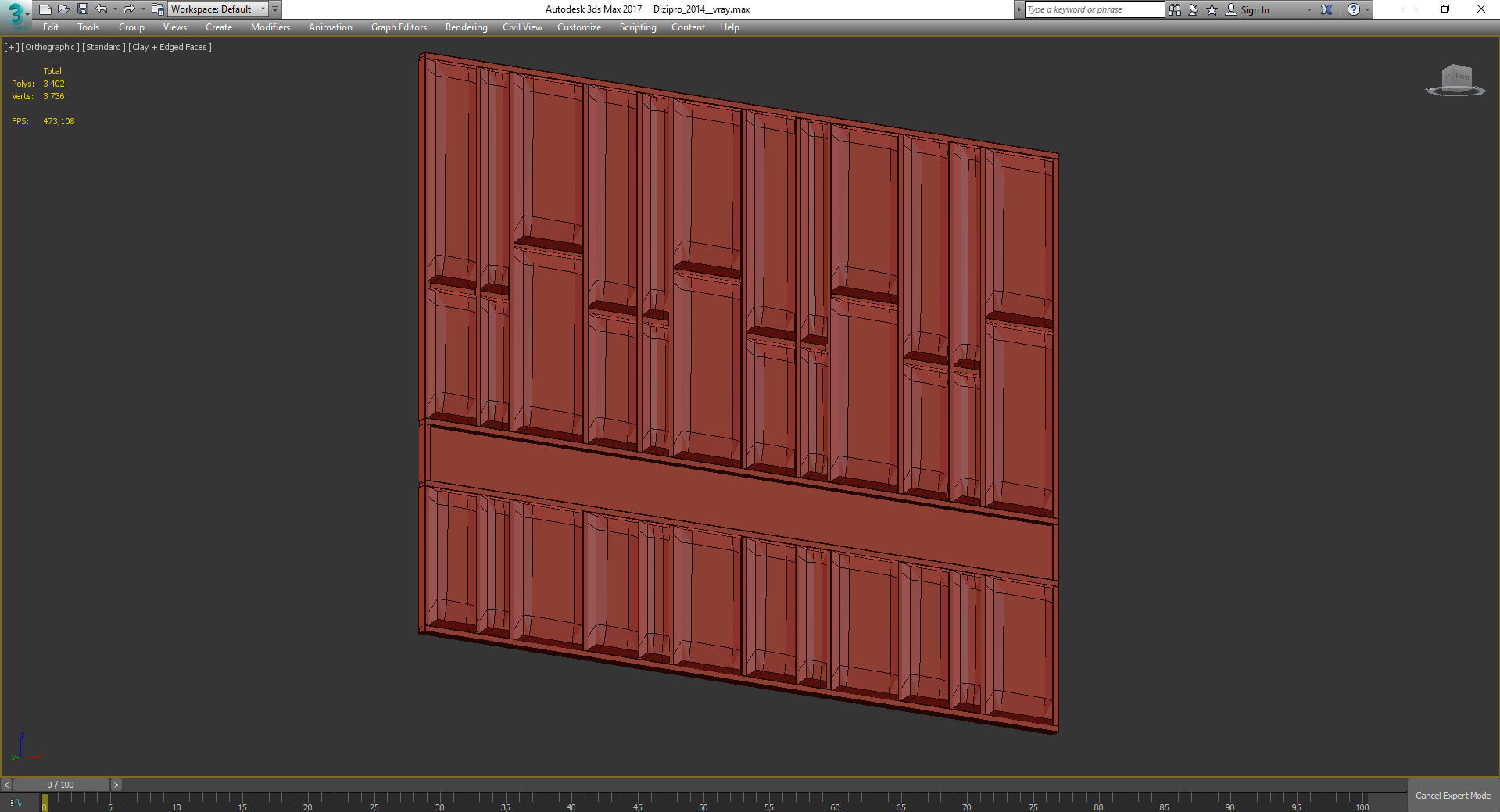Headboard Premium PRO 3d model Low-poly 3D model_3