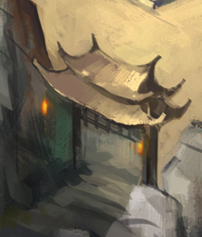 Architecture - White Chishan - Archway 3D model_5