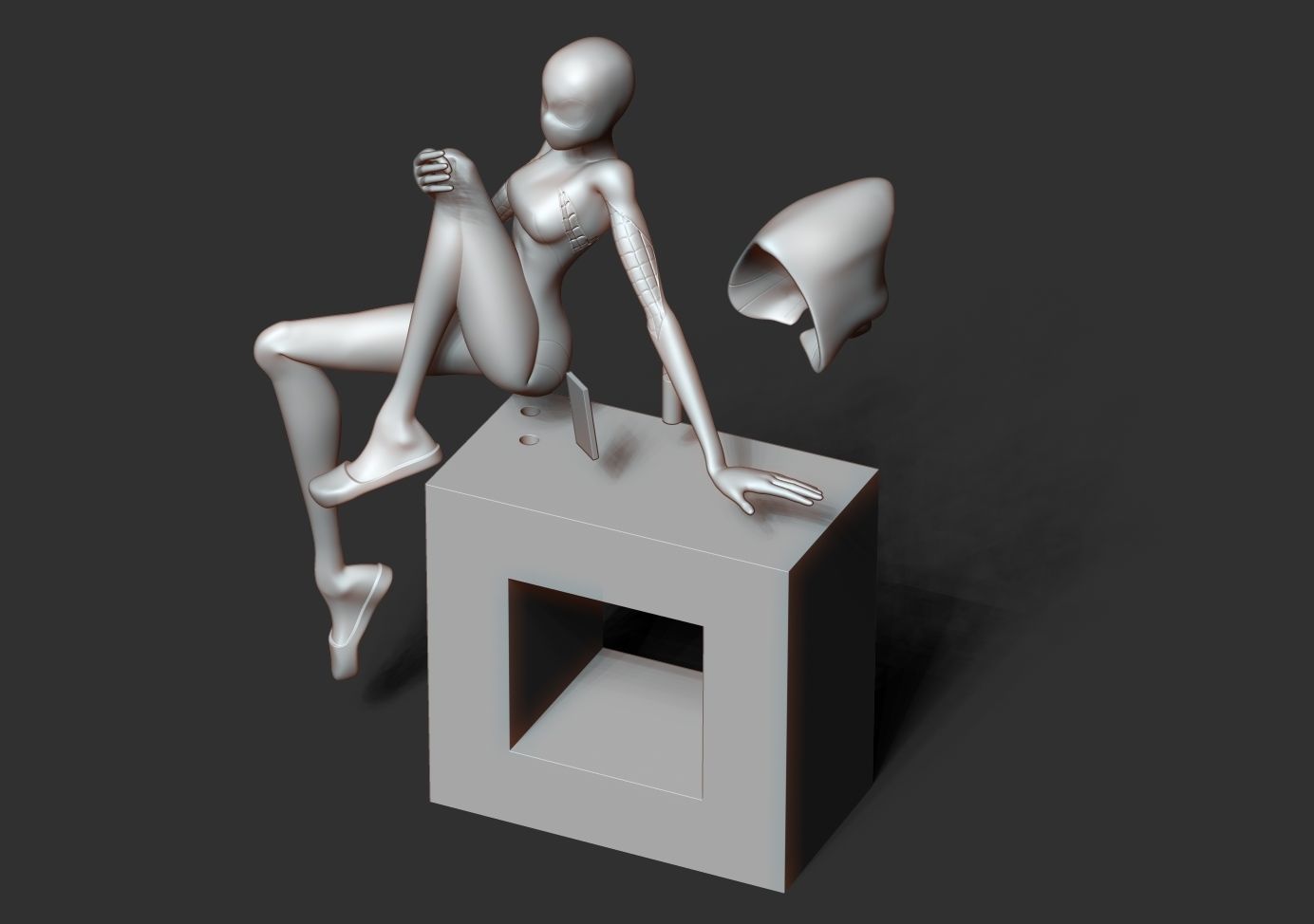 Spider Gwen 3 3D print model_4