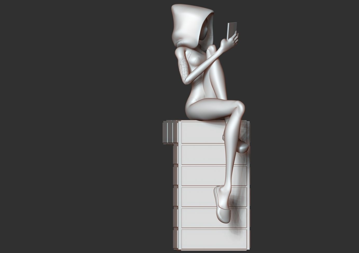 Spider Gwen 3 3D print model_13