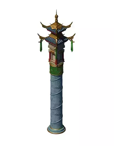 Building - contest ring - decorative column
