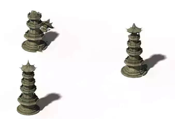 Building - Broken Stone Stones 01