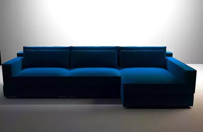 Velvet sofa