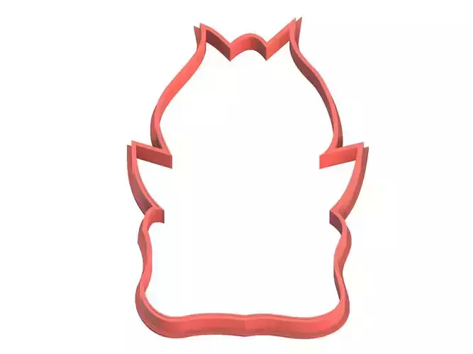 0060 Blooming flower cookie cutter