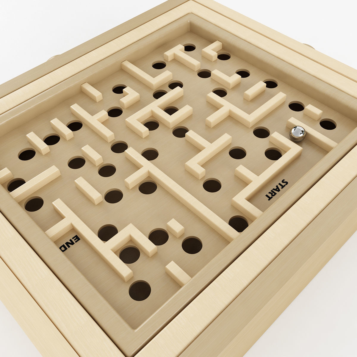 Labyrinth Game 3D model_4