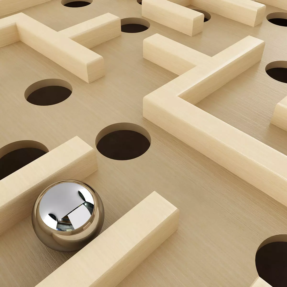 Labyrinth Game 3D model_0