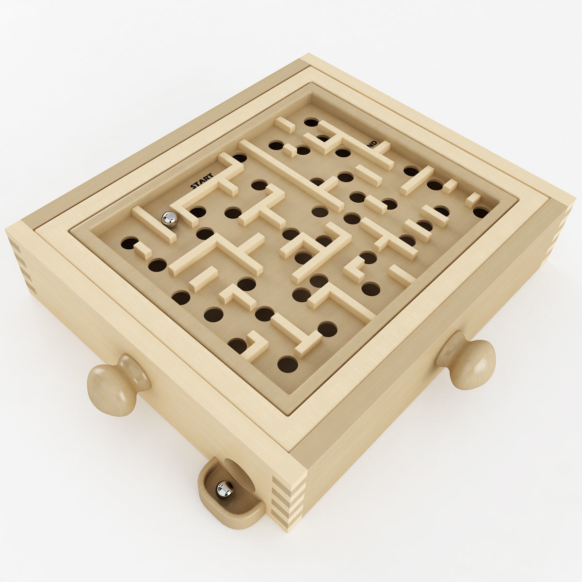 Labyrinth Game 3D model_1