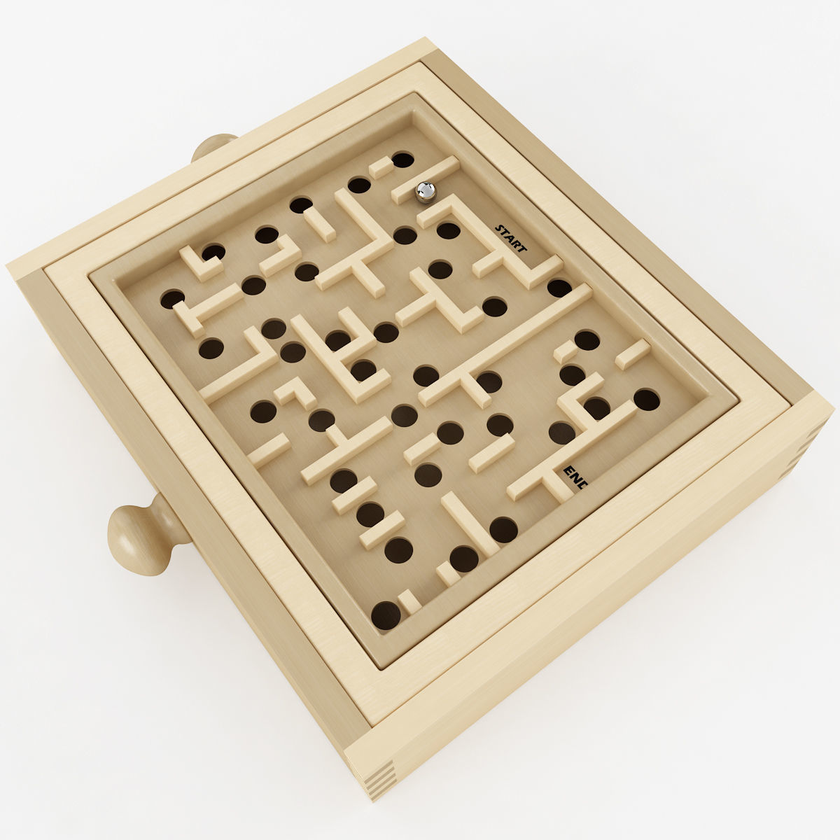 Labyrinth Game 3D model_2