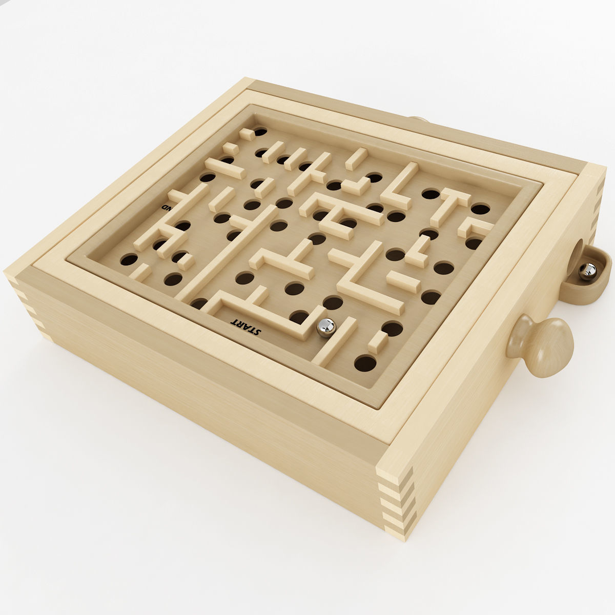 Labyrinth Game 3D model_3