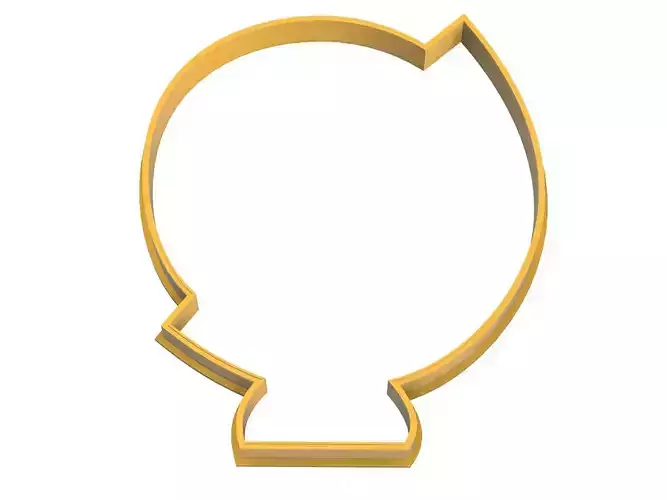  0063 Globe number 2 cookie cutter