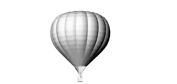 hot air balloon Free 3D model