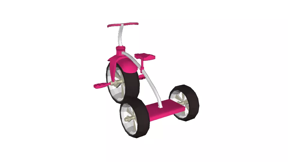 trike 3D tricycle Free 3D model