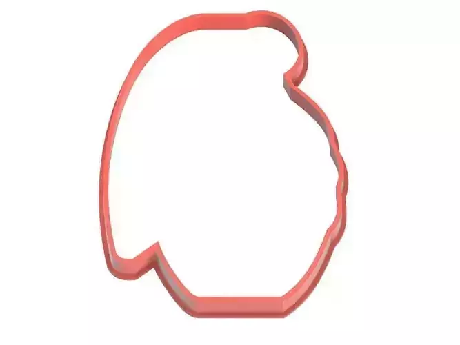 0064  Grenade No 3 cookie cutter