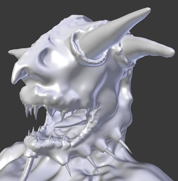 Demon Character 3D model_3