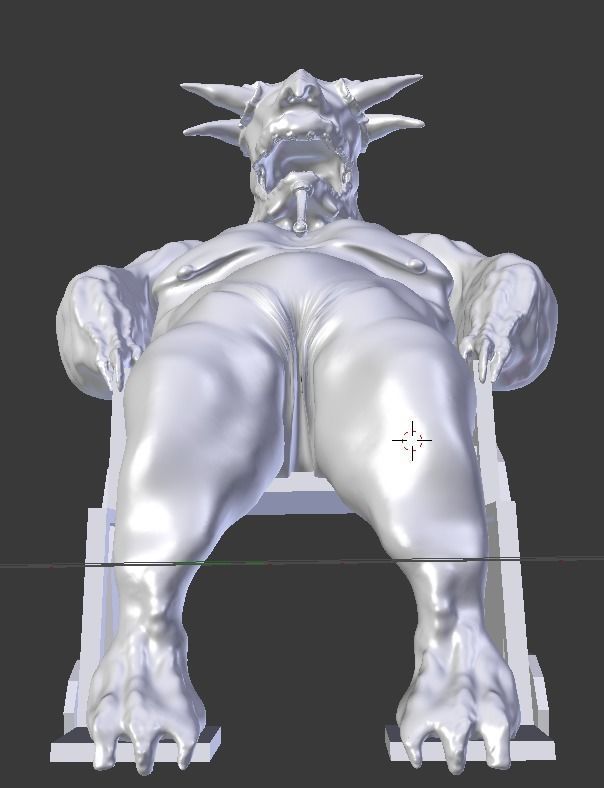 Demon Character 3D model_2