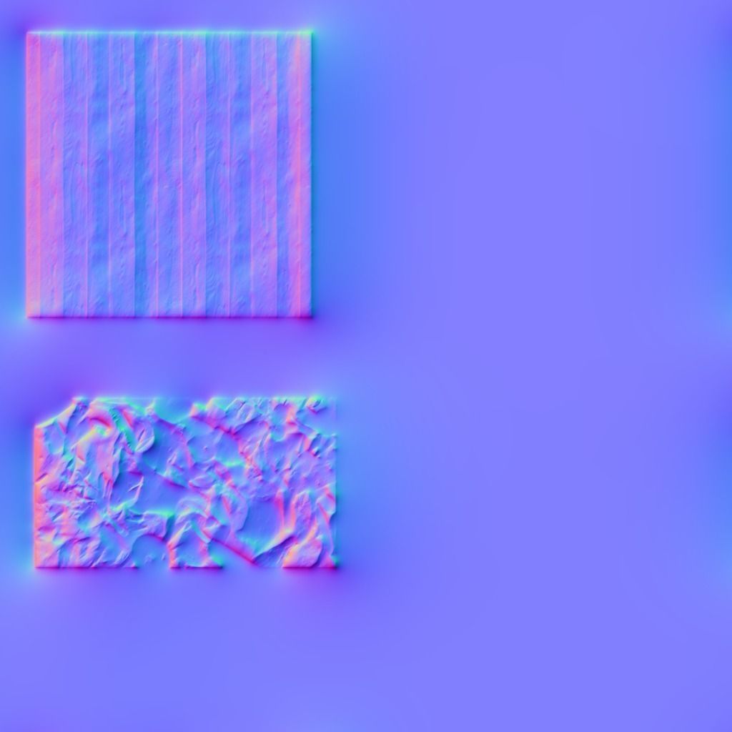 Wood rubbish can Low-poly 3D model_2