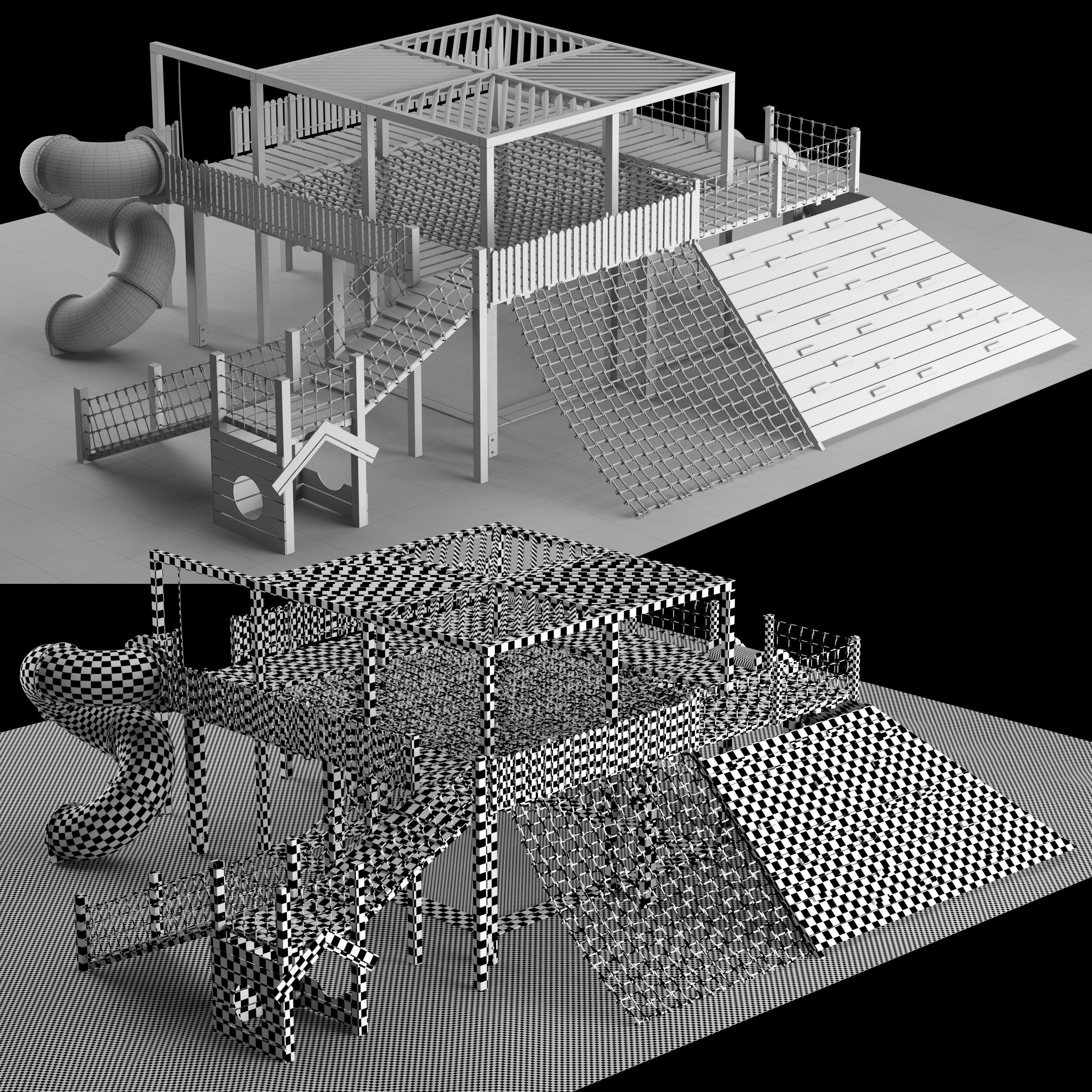 KPG Kids Playground 3D model_9