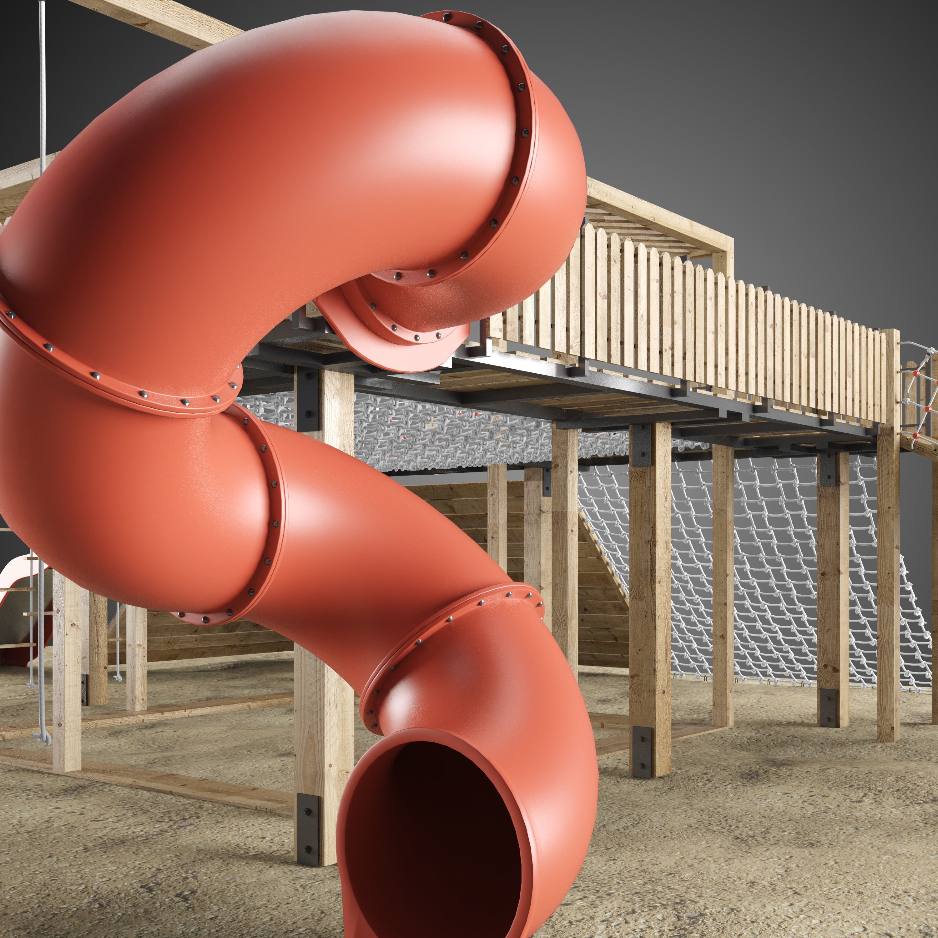 KPG Kids Playground 3D model_7
