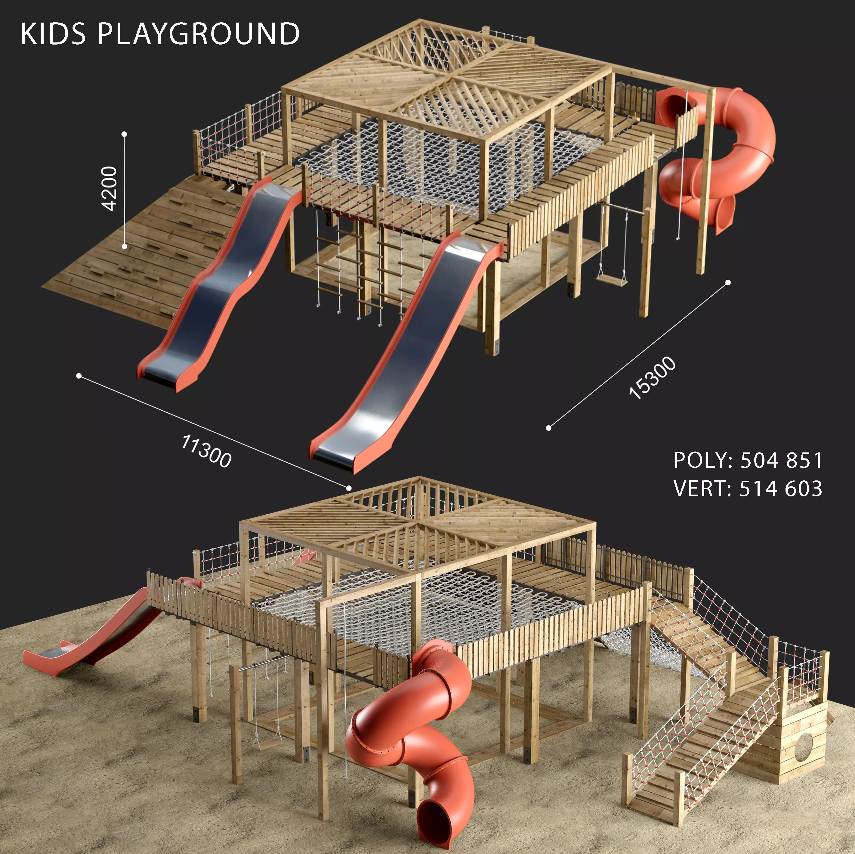 KPG Kids Playground 3D model_0