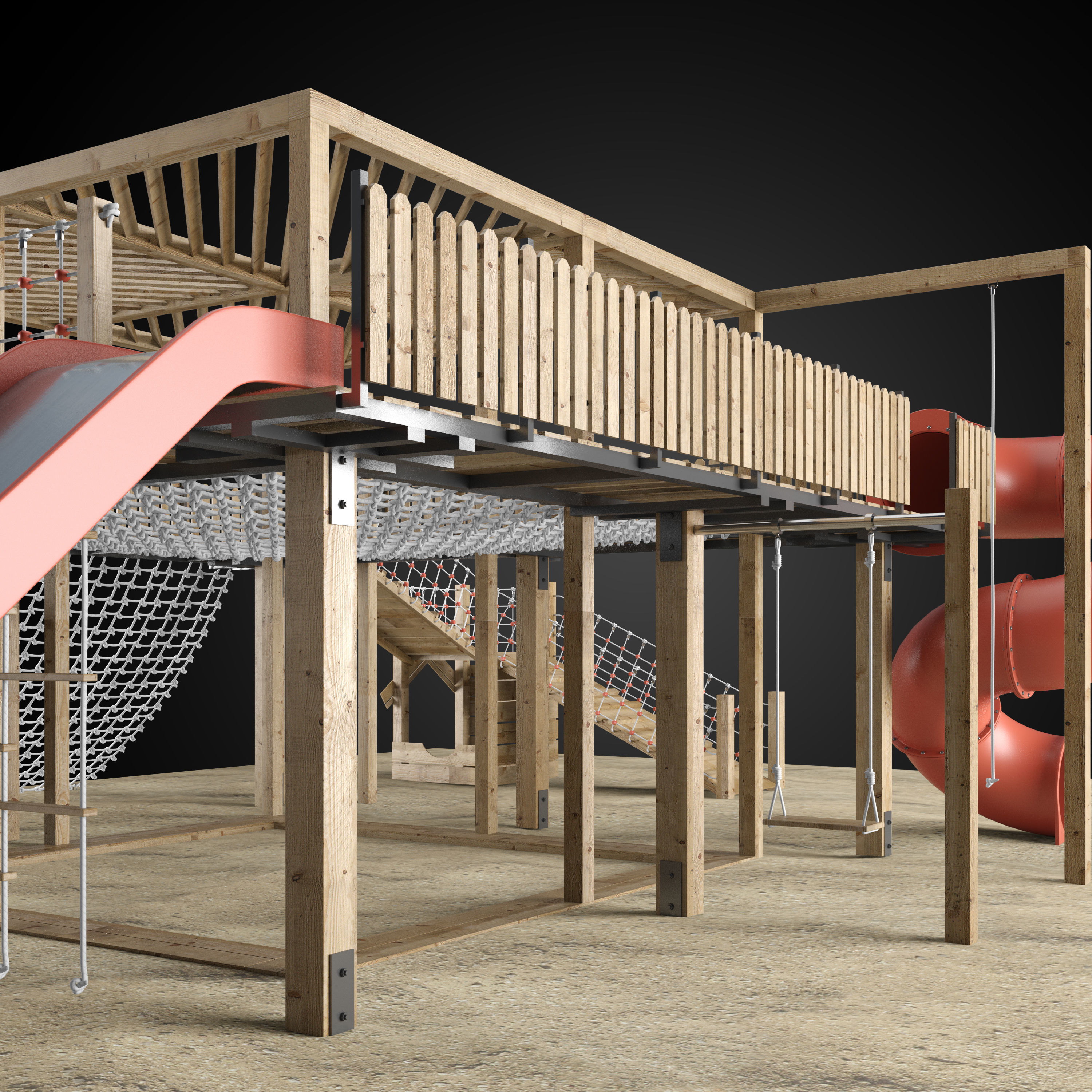 KPG Kids Playground 3D model_5
