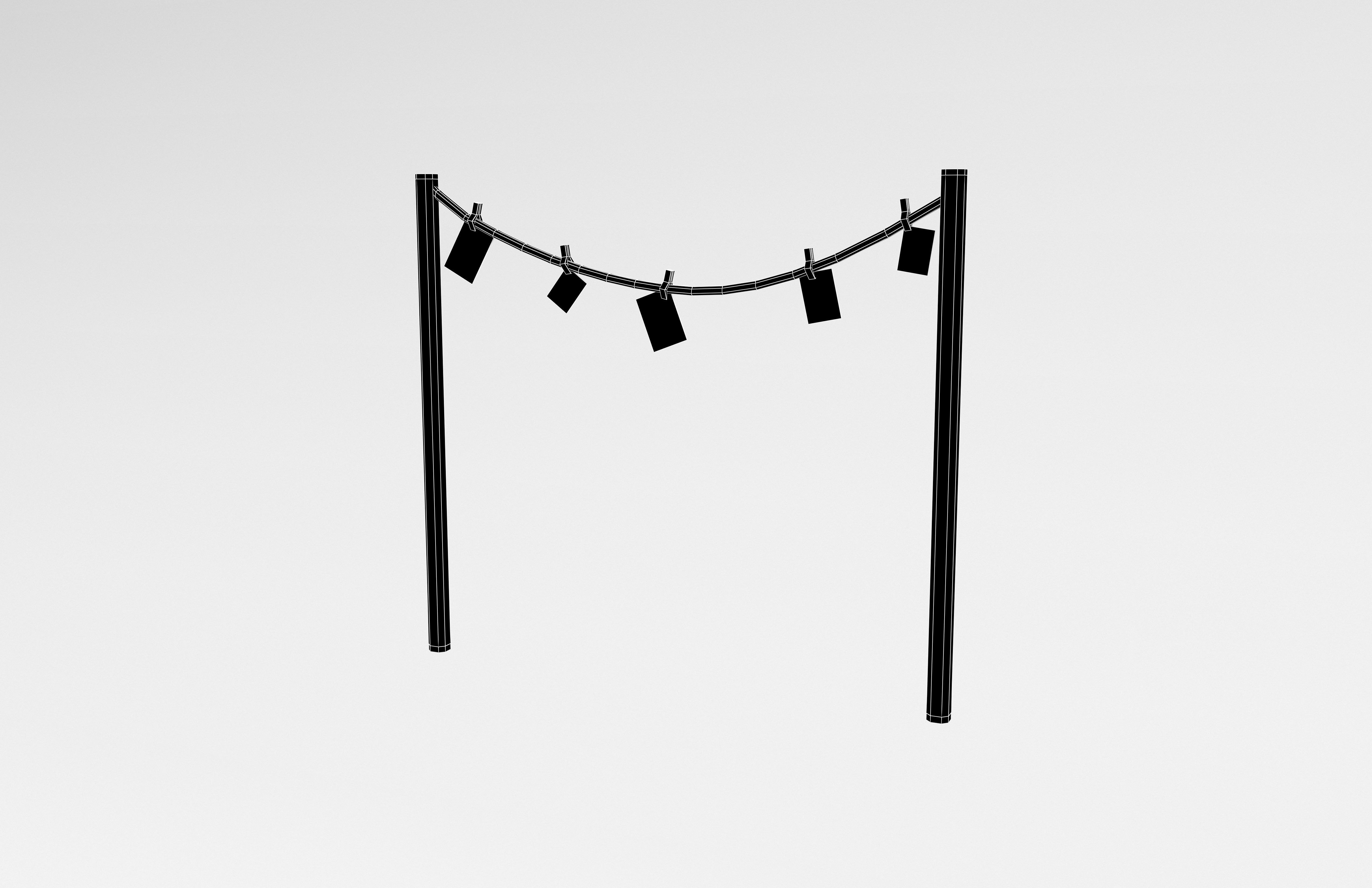 Photo Decoration v1 002 Low-poly 3D model_6