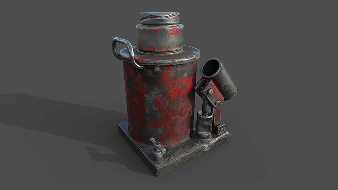 Vehicle  Jack Low-poly 3D model