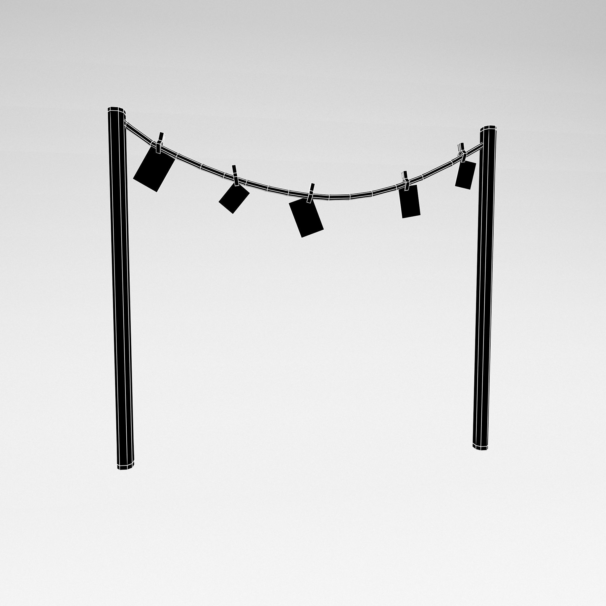 Photo Decoration v1 004 Low-poly 3D model_4