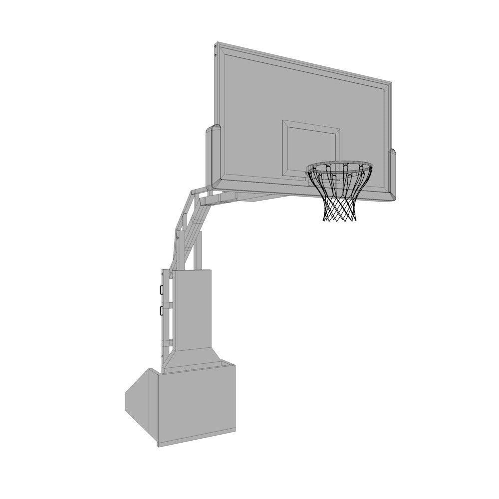 Basketball Arena Stadium Low-poly 3D model_25