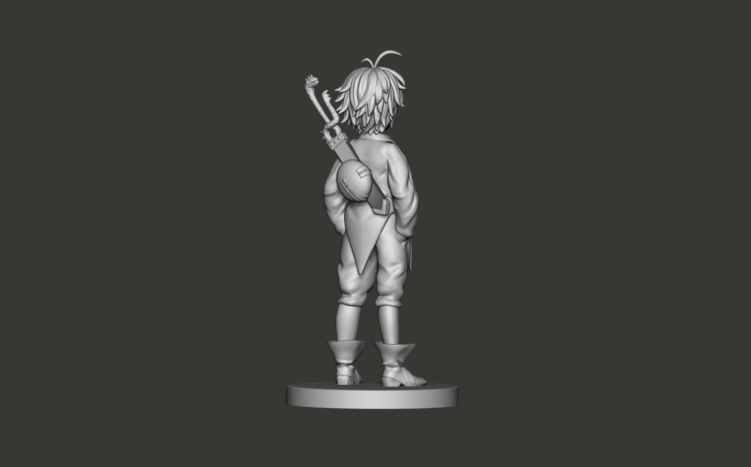 Meliodas 7 Deadly Sins 3D Model 3D print model_12