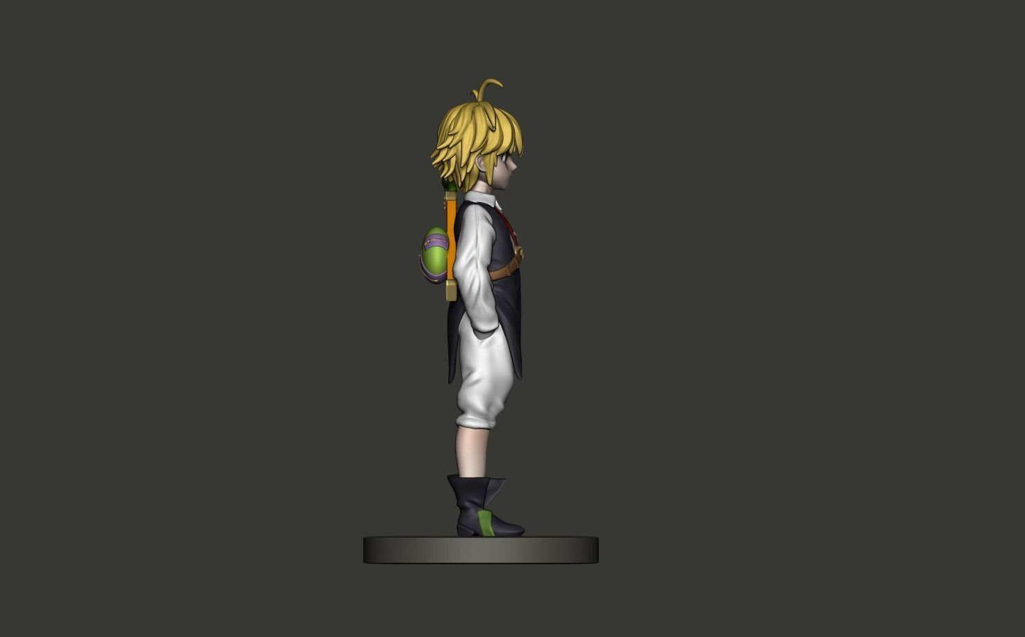 Meliodas 7 Deadly Sins 3D Model 3D print model_11