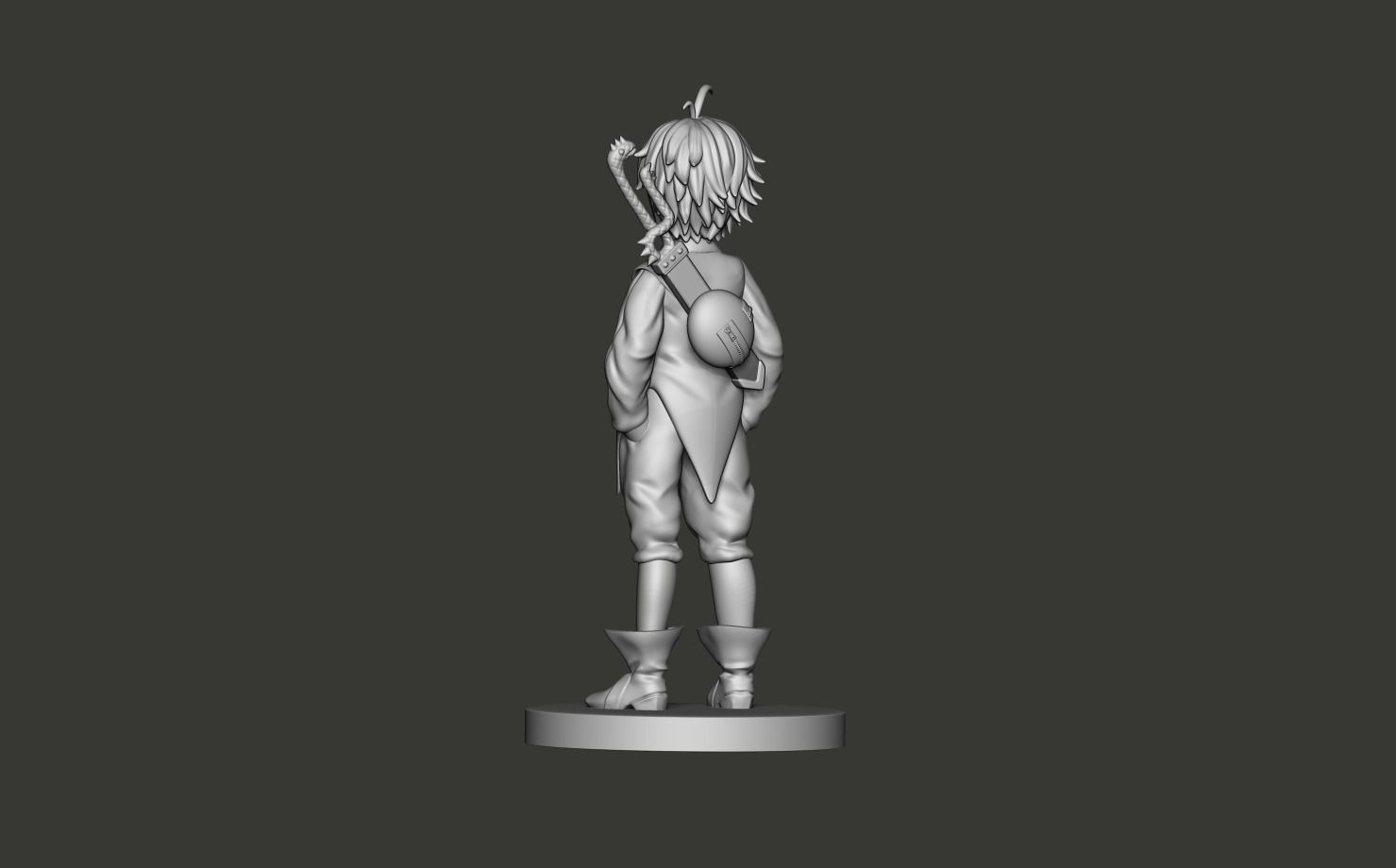 Meliodas 7 Deadly Sins 3D Model 3D print model_16