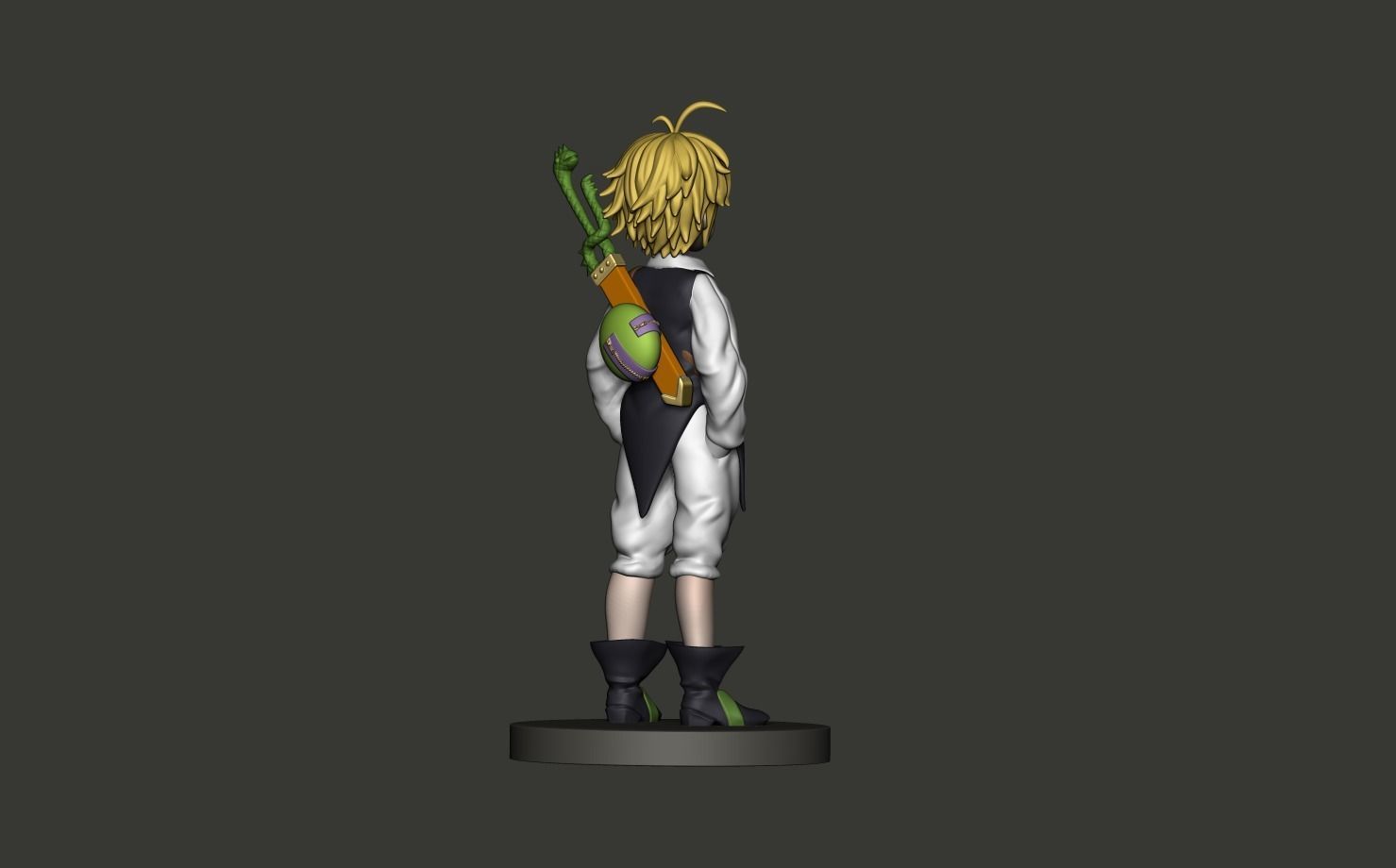 Meliodas 7 Deadly Sins 3D Model 3D print model_13