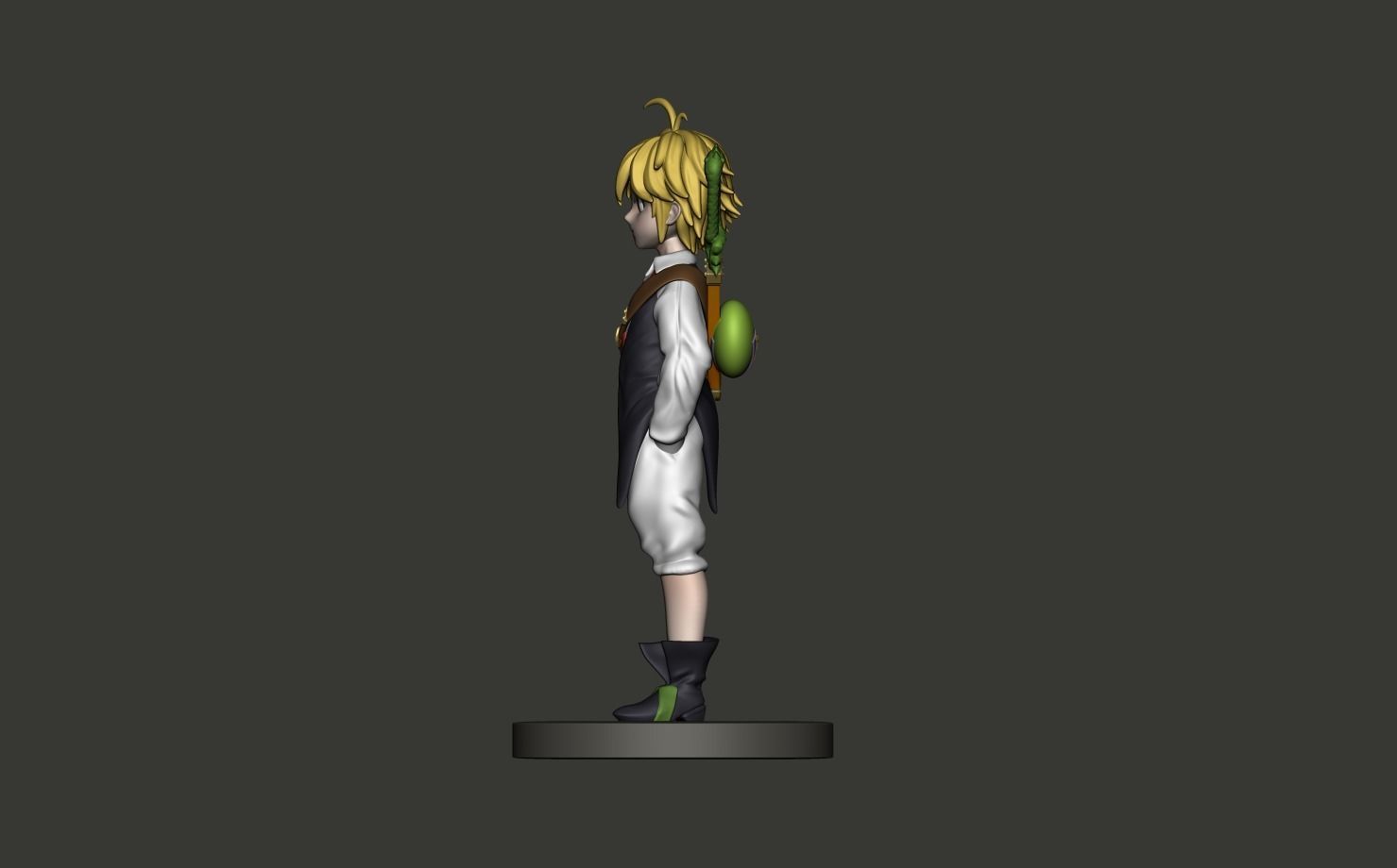 Meliodas 7 Deadly Sins 3D Model 3D print model_5