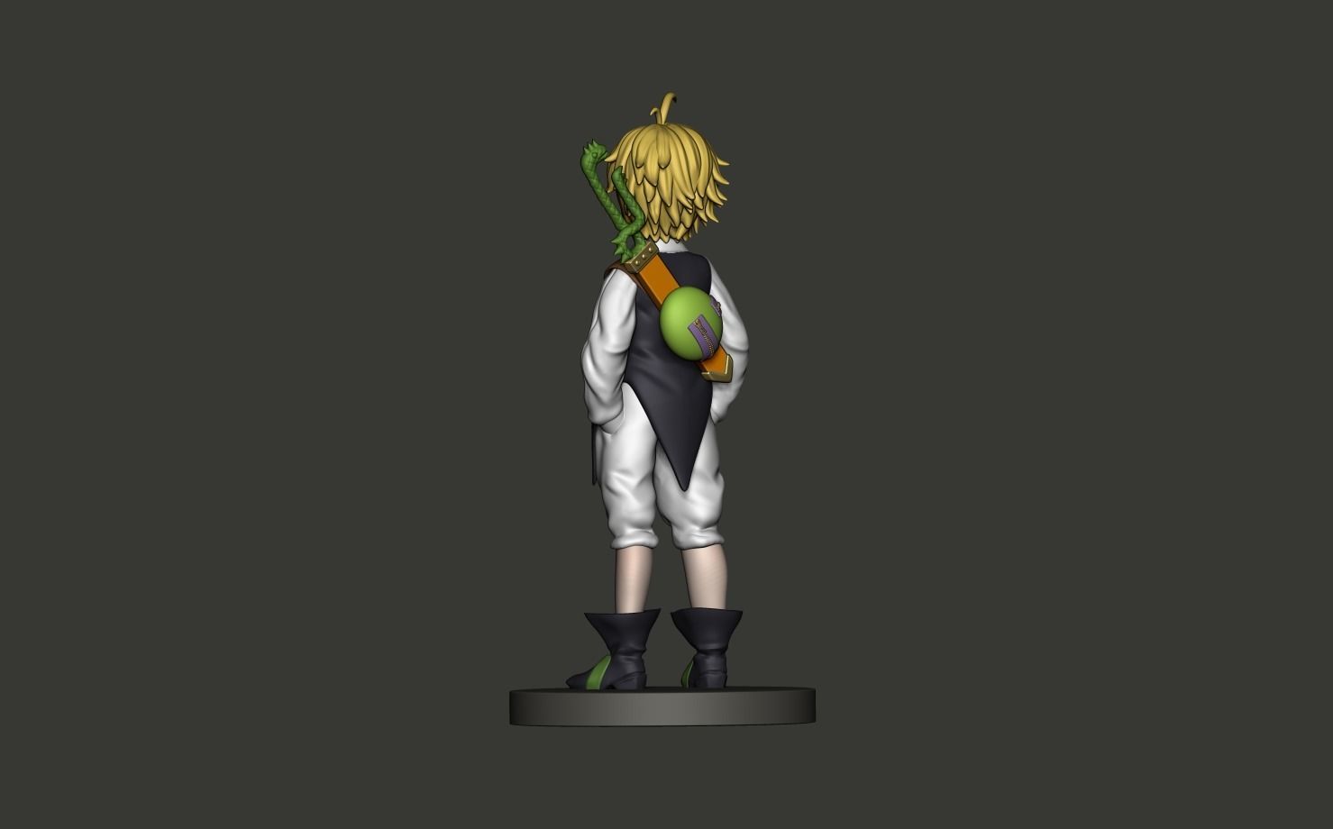 Meliodas 7 Deadly Sins 3D Model 3D print model_7