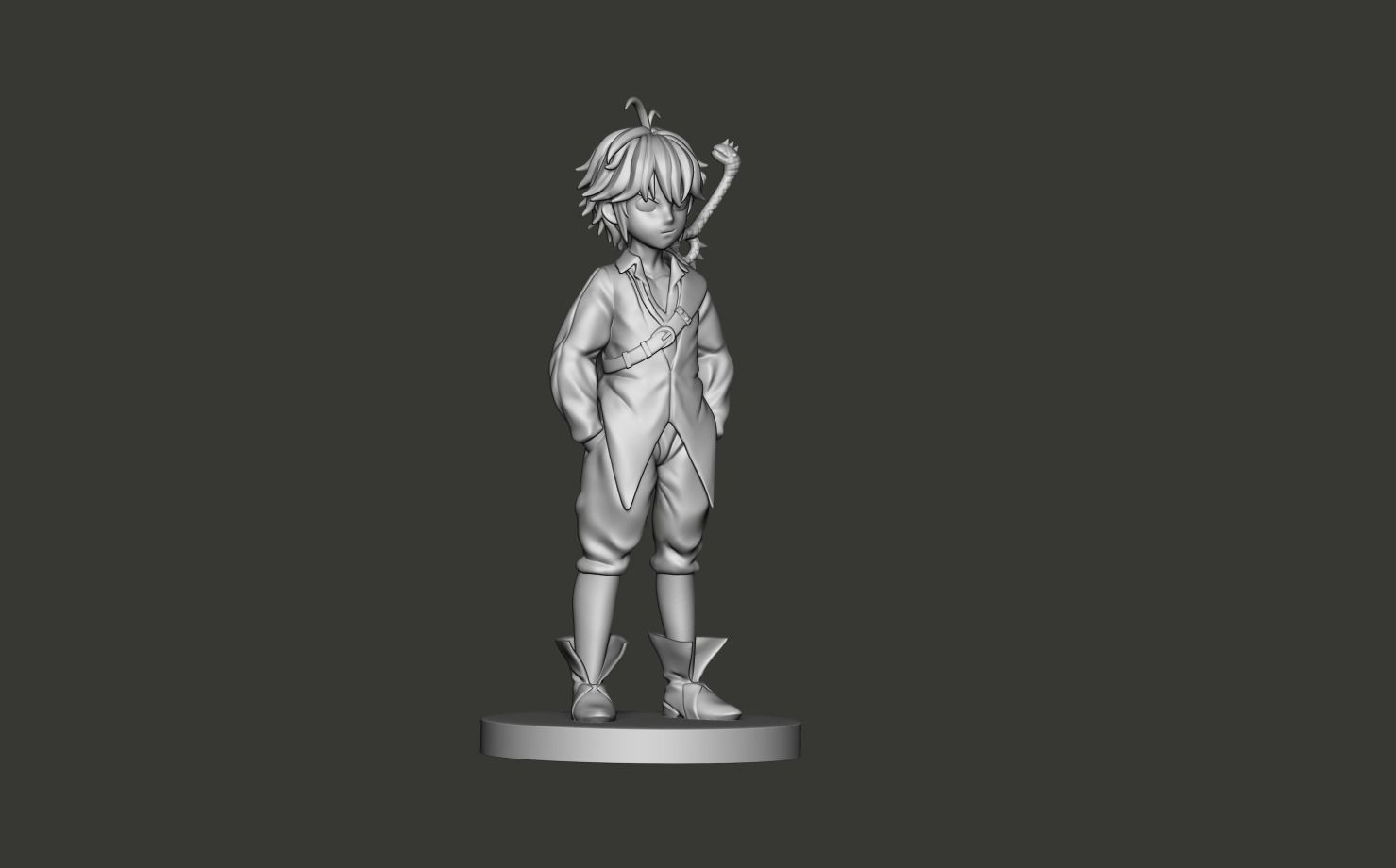 Meliodas 7 Deadly Sins 3D Model 3D print model_14