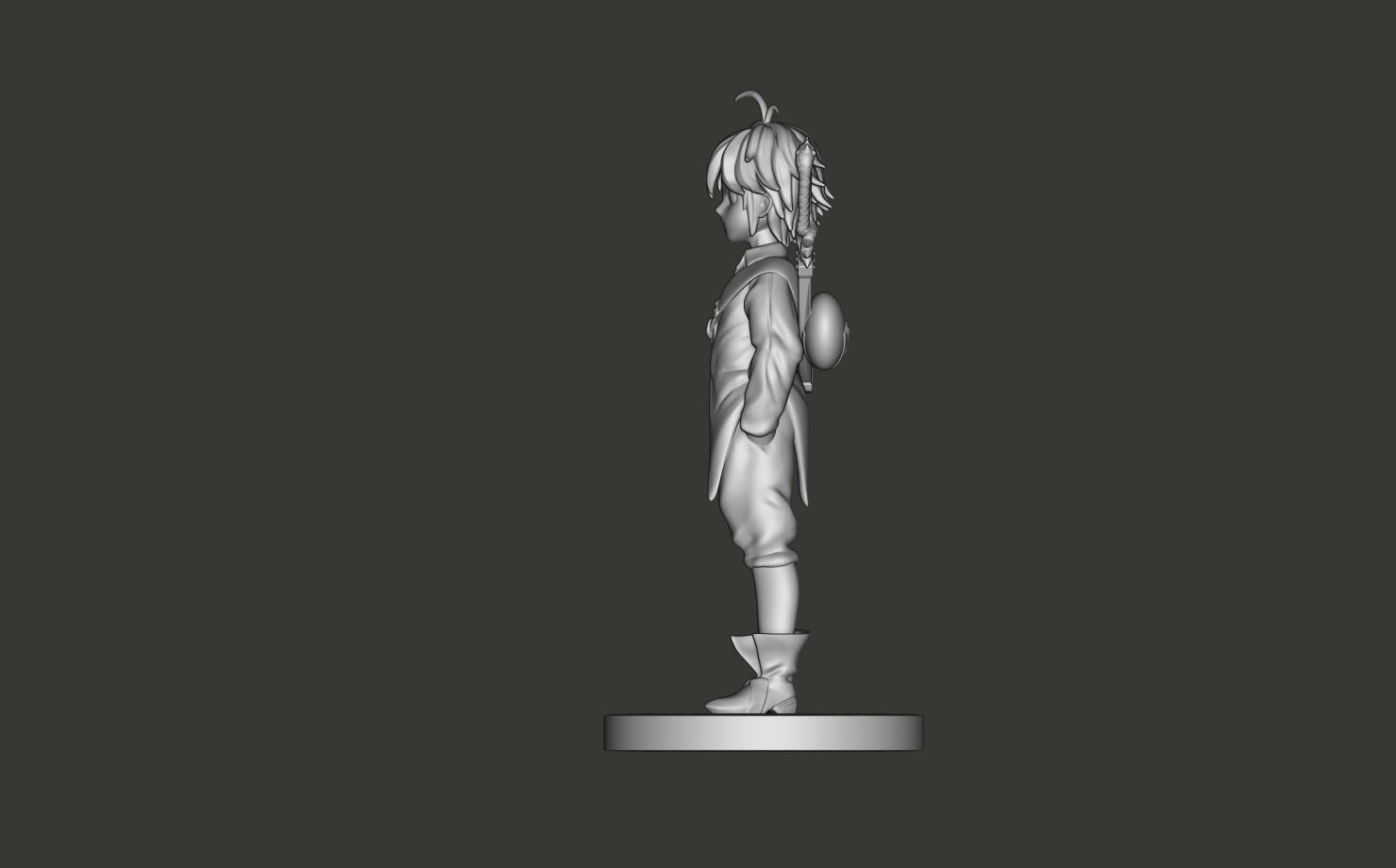 Meliodas 7 Deadly Sins 3D Model 3D print model_4
