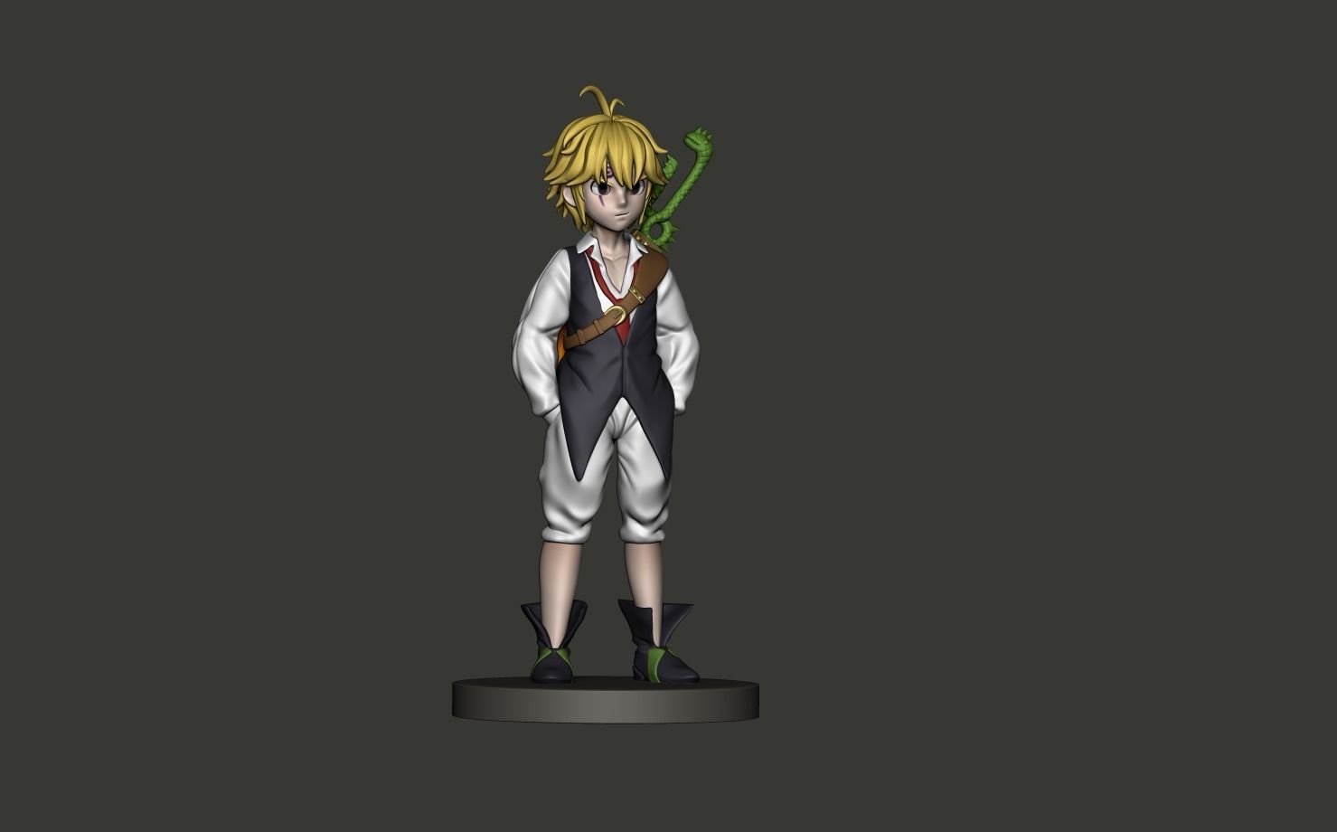 Meliodas 7 Deadly Sins 3D Model 3D print model_15